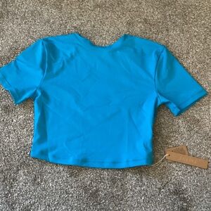 Skims Turquoise Blue T shirt